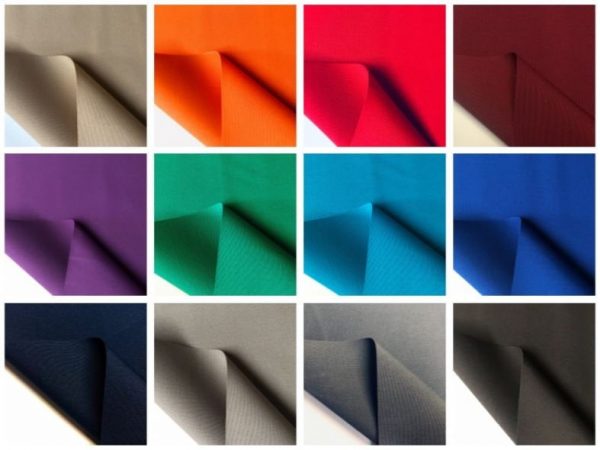 Plain DRALON Outdoor Fabric Solid Acrylic Teflon Waterproof Upholstery Material For Cushion Gazebo Beach - 125"/320cm Wide