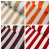 Striped DRALON Outdoor Fabric Solid Acrylic Teflon Waterproof Upholstery Material For Cushion Gazebo Beach - 125"/320cm Wide - Image 3