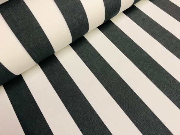 Striped DRALON Outdoor Fabric Solid Acrylic Teflon Waterproof Upholstery Material For Cushion Gazebo Beach - 125"/320cm Wide - Image 4