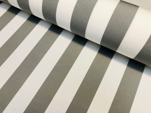 Striped DRALON Outdoor Fabric Solid Acrylic Teflon Waterproof Upholstery Material For Cushion Gazebo Beach - 125"/320cm Wide - Image 6