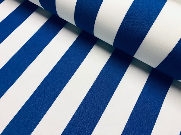 Striped DRALON Outdoor Fabric Solid Acrylic Teflon Waterproof Upholstery Material For Cushion Gazebo Beach - 125"/320cm Wide - Image 9
