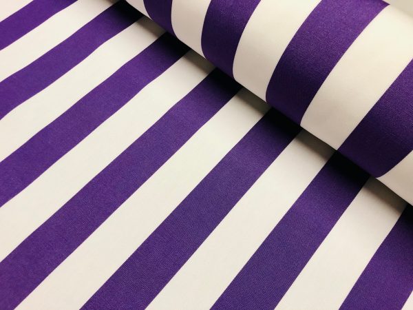 Striped DRALON Outdoor Fabric Solid Acrylic Teflon Waterproof Upholstery Material For Cushion Gazebo Beach - 125"/320cm Wide - Image 7