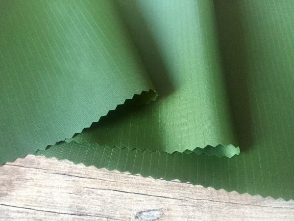 Ripstop Spinnaker Lightweight Fabric Kite Marine Material Polyester Water Resistant Cloth 165cm or 64'' Wide - DARK GREEN