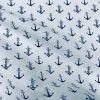 Small Anchor Fabric - Curtains, Upholstery, Dress Material - Ocean Marine Design - 140 cm Wide Textile - White - Image 8