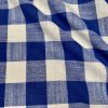 Gingham Linen Checked Linen Fabric Plaid Material Buffalo Check Cotton Yarn -140cm wide - Black, Blue, Red, Pink, Orange, Khaki, Grey, Brown - Image 21