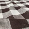 Gingham Linen Checked Linen Fabric Plaid Material Buffalo Check Cotton Yarn -140cm wide - Black, Blue, Red, Pink, Orange, Khaki, Grey, Brown - Image 9