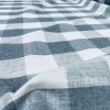 Grey & White Gingham Linen Checked Linen Fabric Plaid Material Buffalo Check Cotton Yarn Tartan - 59" or 150cm wide - Image 4