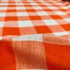 Gingham Linen Checked Linen Fabric Plaid Material Buffalo Check Cotton Yarn -140cm wide - Black, Blue, Red, Pink, Orange, Khaki, Grey, Brown - Image 7
