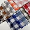 Red & White Gingham Linen Checked Linen Fabric Plaid Material Buffalo Check Cotton Yarn -140cm wide - Image 7