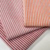 Candy Stripe Linen Fabric Light Cotton Material Cute Striped White Linen Home Decor, Dressmaking - 59" or 150cm wide - Red - Image 3