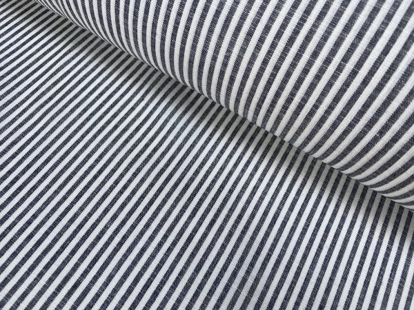 Candy Stripe Linen Fabric Light Cotton Material Cute Striped White Lines Home Decor, Dressmaking - 59" or 150cm wide - Image 36