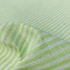 Candy Stripe Linen Fabric Light Cotton Material Cute Striped White Lines Home Decor, Dressmaking - 59" or 150cm wide - Lime - Image 2