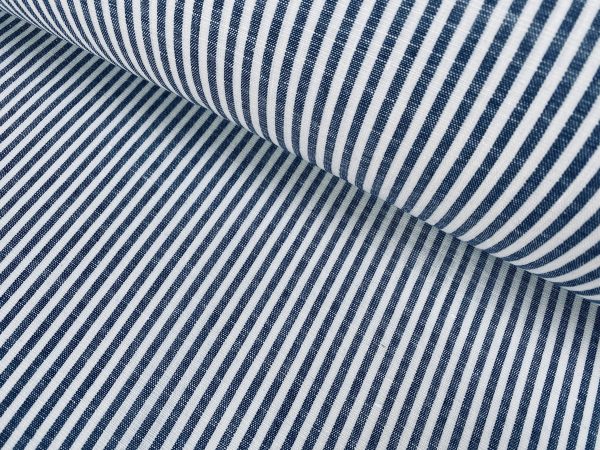 Candy Stripe Linen Fabric Light Cotton Material Cute Striped White Lines Home Decor, Dressmaking - 59" or 150cm wide - Image 21