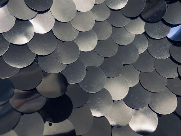 black sequin fabric