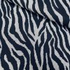 Black Tiger Fabric Zebra Stripes Animal Print Cotton Linen Blend Home Decor, Curtain, Dressmaking 135-140cm Wide