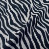 Black Tiger Fabric Zebra Stripes Animal Print Cotton Linen Blend Home Decor, Curtain, Dressmaking 135-140cm Wide - Image 3