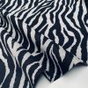 Black Tiger Fabric Zebra Stripes Animal Print Cotton Linen Blend Home Decor, Curtain, Dressmaking 135-140cm Wide - Image 4