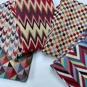 Gobelin Woven Collection Fabric Home Decor Tapestry Material for Curtains, Upholstery  - 55"/140cm Wide - Multicolour
