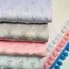 HEART Supersoft Dimple Fleece Fabric Plush Cuddle Soft - 160cm (63 inches) wide - BABY PINK Hearts - Image 8