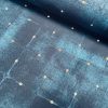 Dot Velvet Effect Look Print Fabric Home Decor Curtain Upholstery Material 140cm or 55" wide - Navy Blue - Image 6