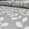 Eucalyptus Leaves Tropical Leaf Fabric Material for Home Decor Curtain Upholstery - 55" or 140cm Wide - Grey - Image 7