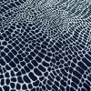 Snake Gobelin Jacquard Fabric Home Decor Metallic Look Tapestry Material for Curtains Upholstery  110" or 280cm EXTRA Wide - Black & Silver