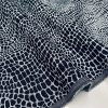 Snake Gobelin Jacquard Fabric Home Decor Metallic Look Tapestry Material for Curtains Upholstery  110" or 280cm EXTRA Wide - Black & Silver - Image 5