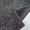 Snake Gobelin Jacquard Fabric Home Decor Metallic Look Tapestry Material for Curtains, Upholstery  - 55" or 140cm Wide - Black & Gold - Image 4