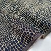 Snake Gobelin Jacquard Fabric Home Decor Metallic Look Tapestry Material for Curtains, Upholstery  - 55" or 140cm Wide - Black & Gold - Image 7