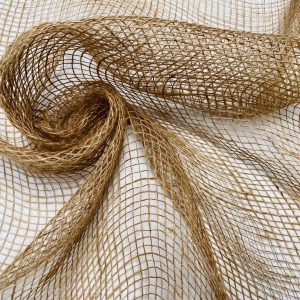 Hessian SCRIM Netting Jute Fabric Sacking Material - Fine Natural Burlap Raffia Garden Net - 100cm / 39" wide