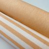 Linen Look White STRIPES Culla Fabric Furnishing Curtain Upholstery Dressmaking Cotton Material 110″/280cm EXTRA Wide Canvas - Yellow Mustard - Image 5