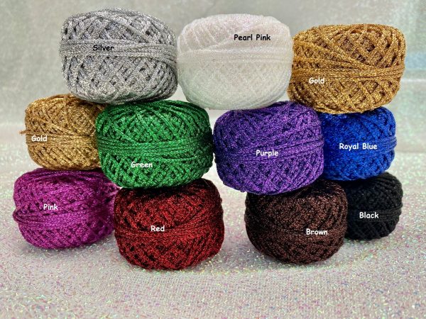Decorative Braided Metallic Rope Cord String Christmas Presents Glitter Wrap 2mm -ANY LENGTH-
