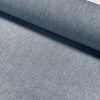 Linen Look Plain Culla Fabric Furnishing Curtain Upholstery Dressmaking Cotton Material 55"/140cm Wide Canvas - DENIM BLUE