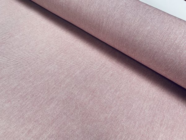 Linen Look Plain Culla Fabric Furnishing Curtain Upholstery Dressmaking Cotton Material 55"/140cm Wide Canvas - DUSTY PINK