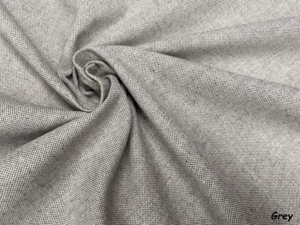 Linen Look Plain Culla Fabric Furnishing Curtain Upholstery Dressmaking Cotton Material 55"/140cm Wide Canvas - Image 8