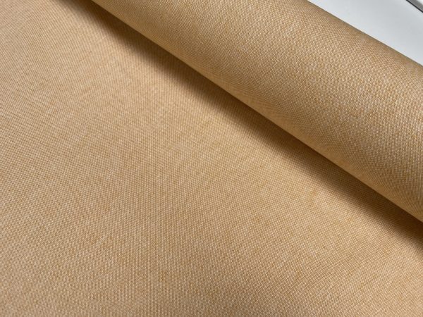 Linen Look Plain Culla Fabric Furnishing Curtain Upholstery Dressmaking Cotton Material 55"/140cm Wide Canvas - YELLOW MUSTARD