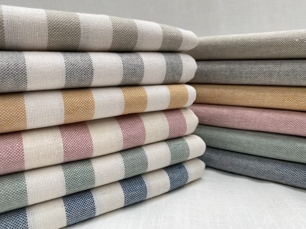 Linen Look Plain Culla Fabric Furnishing Curtain Upholstery Dressmaking Cotton Material 55"/140cm Wide Canvas - YELLOW MUSTARD - Image 6