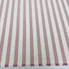 Linen Look White STRIPES Culla Fabric Furnishing Curtain Upholstery Dressmaking Cotton Material 110″/280cm EXTRA Wide Canvas - DUSTY PINK - Image 4