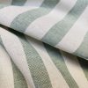 Linen Look White STRIPES Culla Fabric Furnishing Curtain Upholstery Dressmaking Cotton Material 55″/140cm Wide Canvas - MINT GREEN - Image 3