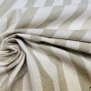 Linen Look White STRIPES Culla Fabric Furnishing Curtain Upholstery Dressmaking Cotton Material 110"/280cm EXTRA Wide Canvas - Image 12