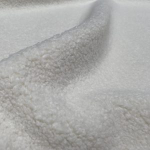 Boucle Upholstery Fabric For Home Decor Cushion Textile Oyster Chair Soft Wool Bouclé Material - 145cm - Cream off White