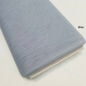 Dress TUTU Skirt Net Fabric Draping Tulle Curtains Mesh Wedding Decor Material 147cm (57") Wide - GREY