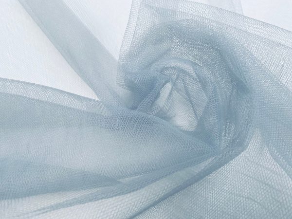 Dress TUTU Skirt Net Fabric Draping Tulle Curtains Mesh Wedding Decor Material 147cm (57") Wide - GREY - Image 2