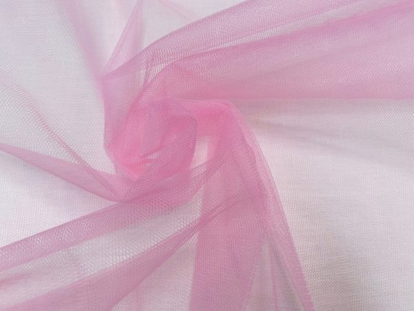 Dress TUTU Skirt Net Fabric Draping Tulle Curtains Mesh Wedding Decor Material 148cm (58") Wide - ORCHID PINK - Image 2