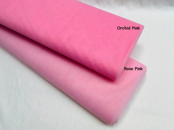 -5m- Dress TUTU Skirt Net Fabric Draping Tulle Curtains Mesh Wedding Decor Material - 147cm (57") - 174 cm (68") Wide - Image 5
