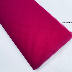 Dress TUTU Skirt Net Fabric Draping Tulle Curtains Mesh Wedding Decor Material 174cm (68") Wide - FUCHSIA PINK