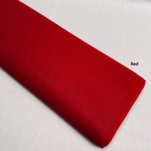Dress TUTU Skirt Net Fabric Draping Tulle Curtains Mesh Wedding Decor Material 174cm (68") Wide - RED