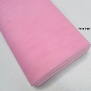 Dress TUTU Skirt Net Fabric Draping Tulle Curtains Mesh Wedding Decor Material 174cm (68") Wide - ROSE PINK