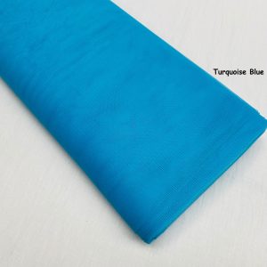 Dress TUTU Skirt Net Fabric Draping Tulle Curtains Mesh Wedding Decor Material 174cm (68") Wide - TURQUOISE BLUE