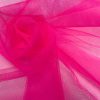 Dress TUTU Skirt Net Fabric Draping Tulle Curtains Mesh Wedding Decor Material 174cm (68") Wide - UV PINK - Image 2
